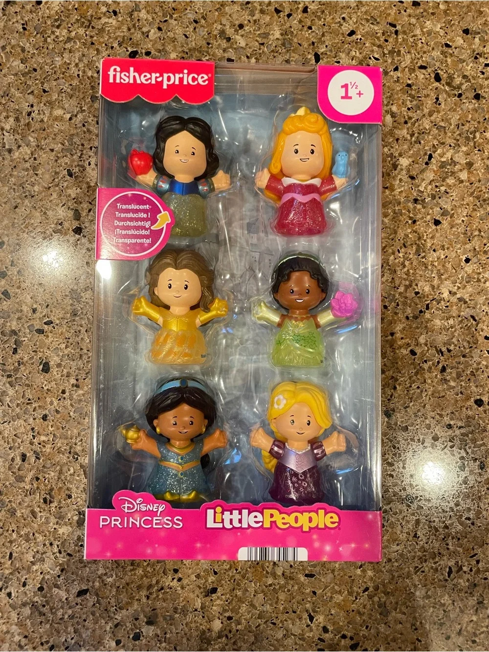 Fisher-Price Disney Princess Little People Figurine Set Shimmer & Glow